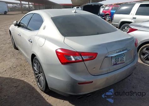 2017 Maserati Ghibli S из США, поврежденный, VIN ZAM57RSA9H1195609